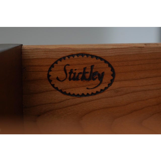 Stickley Chippendale Style 4 Door Mahogany Breakfront For Sale - Image 16 of 18