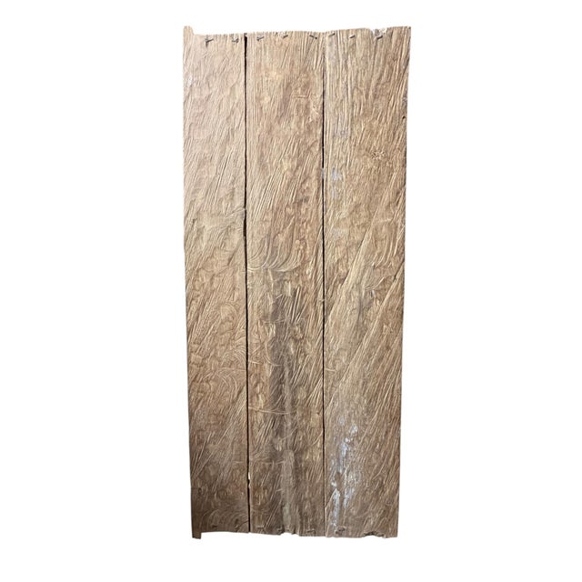Vintage Dogon Granary Door With Nommo Mali African 73.5" H For Sale - Image 10 of 13