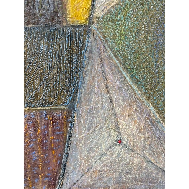 Vintage Abstract Family Portrait Painting For Sale - Image 9 of 12