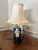 Vintage Blue & White Table Lamp For Sale In Washington DC - Image 6 of 15
