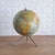 Bauhaus Educational Tabletop World Globe in Glass and Paper, 1950s For Sale - Image 3 of 14