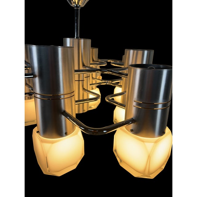 Italian Ceiling Light by Gaetano Sciolari, 1970s For Sale - Image 9 of 18