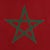 African Vintage Cotton Flag of Morocco With Sewn Star For Sale - Image 3 of 6