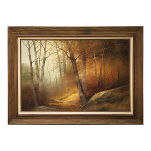 Woodlands, Signed Oil Painting by Josef Kugler