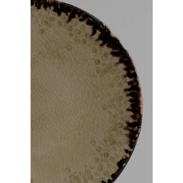 Contemporary Wheel-Thrown Plate For Sale - Image 3 of 3