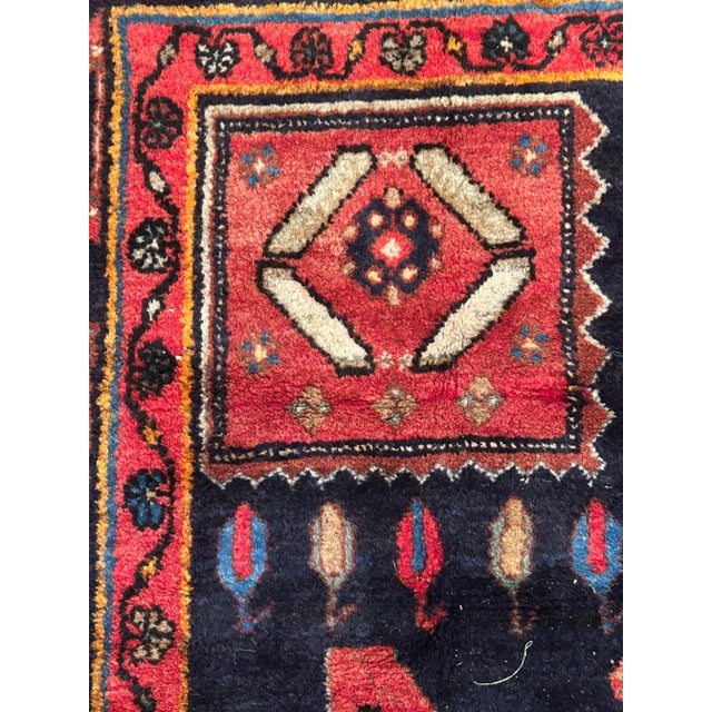 Vintage Sultanabad Rug With Jewel Tones For Sale In Philadelphia - Image 6 of 7