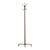 Antique Metal Coat Rack in Brown For Sale