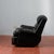 Reclining Black Leather Armchair For Sale - Image 14 of 18
