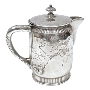 Antique Aesthetic Movement Silver-Plate Creamer
