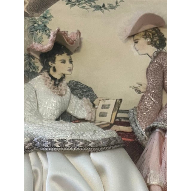 Early 20th Century Early 20th Century French Antique La Mode Illustree Shadow Boxes For Sale - Image 5 of 12