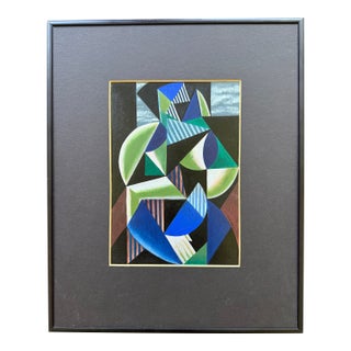 Michael Guinn Framed Abstract Painting For Sale
