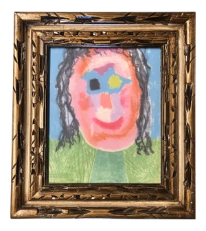 Original Mid Century 1960’s Robert Cooke Pastel Portrait