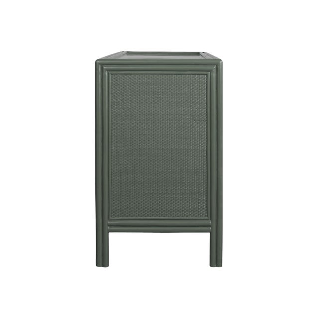 Bermuda Six-Drawer Dresser - Evergreen For Sale In West Palm - Image 6 of 9