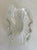 Glass Vintage Iridescent Glass Shell Napkin Holder / Guest Towel Holder For Sale - Image 7 of 10