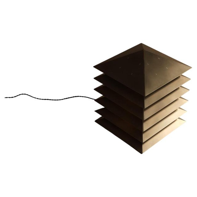 Kōtō Aluminium Floor Lamp by Bureau of Entropy For Sale - Image 12 of 12