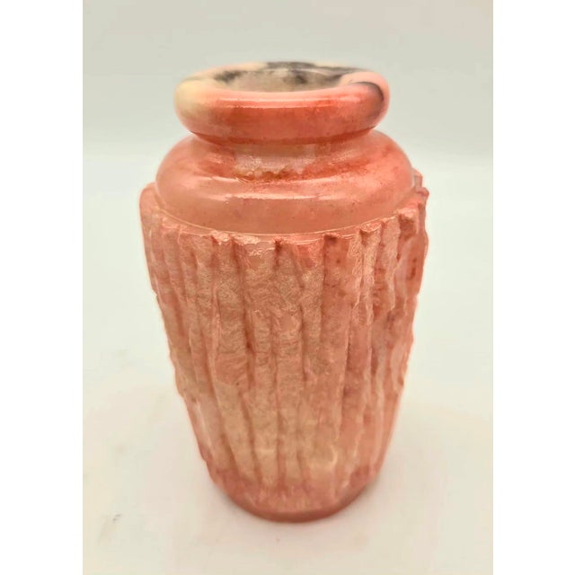 Vintage Chiseled Marble Vase For Sale - Image 4 of 10