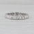 Vintage 0.72ctw Diamond Eternity Band Platinum Size 6.5 Anniversary Wedding Ring For Sale In Greensboro - Image 6 of 7