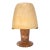 Petite Vintage Italian Alabaster Mushroom Table Lamp For Sale