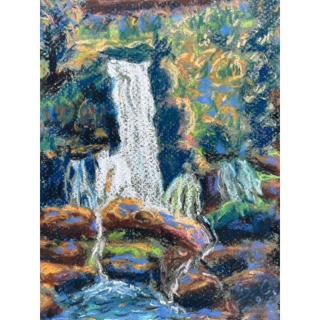 Impressionism Landscape, Pastel on Paper, Signed W. P. Burpee. For Sale In West Palm - Image 6 of 10