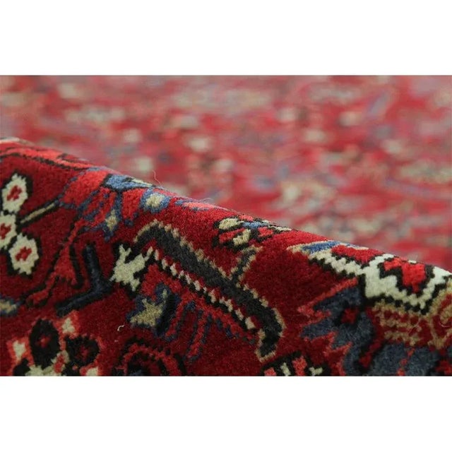1960s Vintage Persian Heriz Runner Rug 3’9″ X 19’3″ For Sale In Dallas - Image 6 of 10