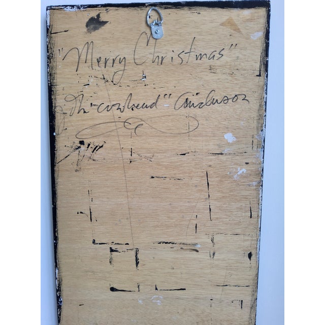 Contemporary Folk Art Snowman by John "Cornbread" Anderson For Sale - Image 16 of 16