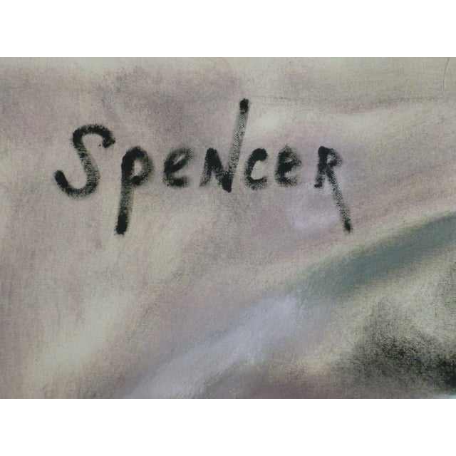 "In Threes" Huge Expressionistic Acrylic Painting by Scott A. Spencer For Sale In Los Angeles - Image 6 of 6