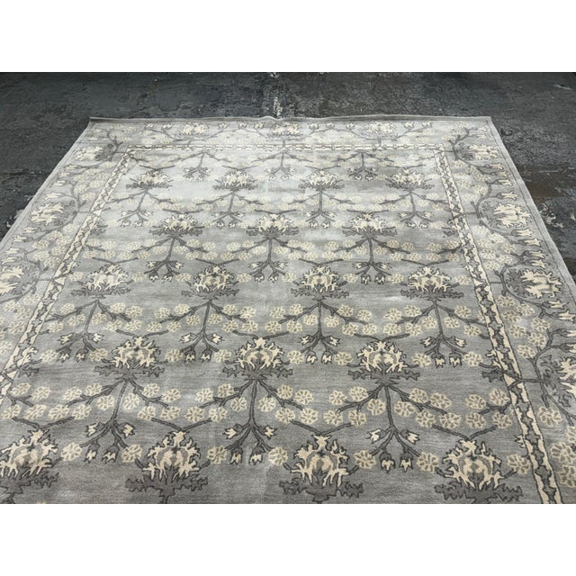 7ft 12in × 9ft 11in Pottery Barn Kennedy Area Rug, Blue Multi For Sale In San Francisco - Image 6 of 12
