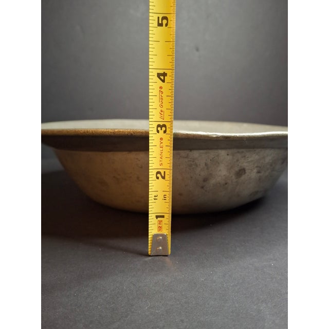 18th C German Pewter Judaica Passover Seder Basin Hebrew Engraved Christie's 11" For Sale - Image 12 of 14