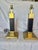 Mid 20th Century Mid 20th Century Brass and Leather Table Lamps - A Pair For Sale - Image 5 of 12