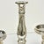 Silver 1990s Vintage Boho Chic Modern West Elm Attributed Mercury Glass Candleholders - Set of 3. For Sale - Image 8 of 12