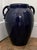 Mid-Century Modern Vintage Cobalt Blue Floor Handled Vase For Sale - Image 3 of 8