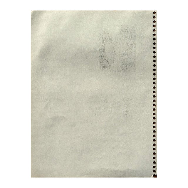 Early modern black and white sketch by iconic Houston based artist David Adickes. Pulled from a collection of previously...