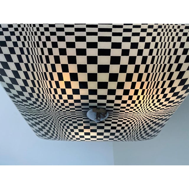 Mid-Century Glass Pendant attributed to Napako, Former Czechoslovakia, 1970s For Sale - Image 3 of 9