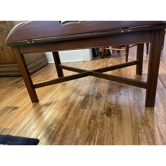 Vintage Ethan Allen Butler's Tray Coffee Table Chairish