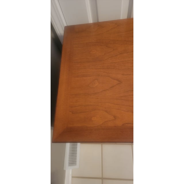 Vintage Thomasville Stroupe Collection Faux Bamboo Nightstand For Sale - Image 14 of 18