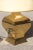 French Brass Shantung Table Lamp, 1970s For Sale - Image 6 of 9