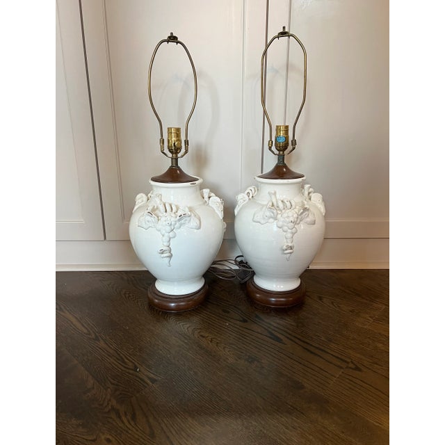 I personally love these lamps. A beautiful neutral cream color, off set with the darker top and base make them incredibly...
