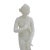 A most elegant Italian 19th century white Carrara marble. This stunning statue depicts the elegant Venus caught in a...