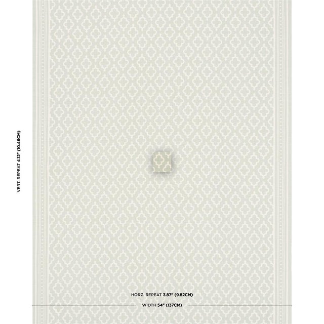 Inspired by Moroccan fretwork, this chic ogee design was based on the painted walls of Veere's entryway in Tangier. Also...