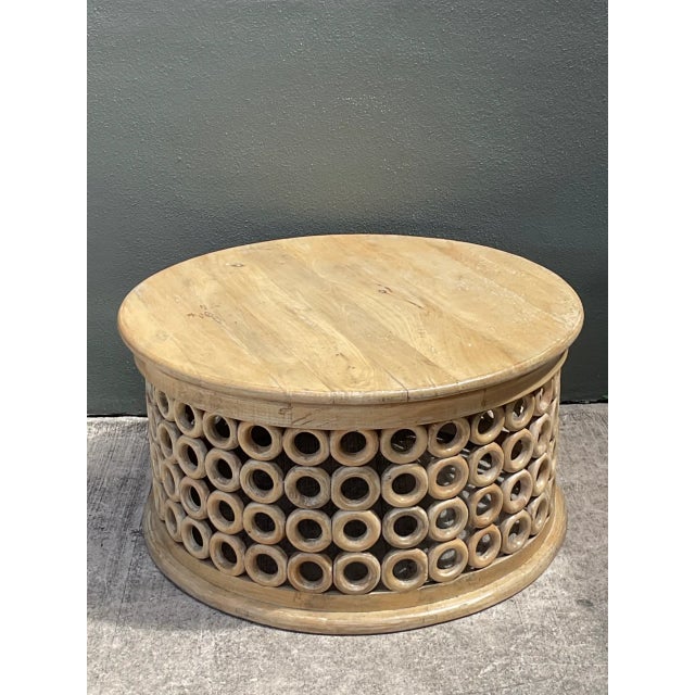 This vintage coffee table brings a bold Mid-Century Modern sensibility to the room, built entirely from wood and defined...