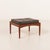 Black Vintage Danish Ottoman in Teak and Aniline Leather, 1970s For Sale - Image 8 of 8