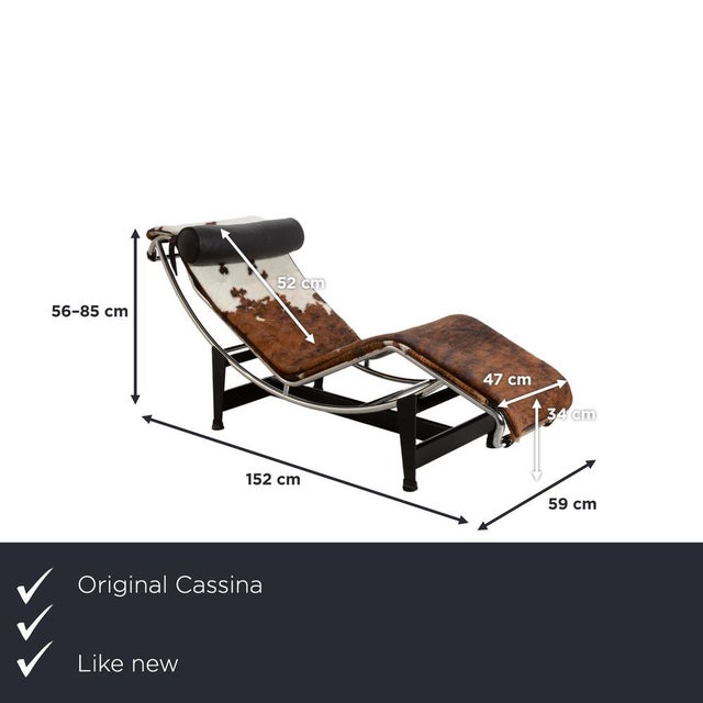 Here's a real gem: the LC 4 chaise longue by Cassina, designed by Le Corbusier together with Pierre Jeanneret and...