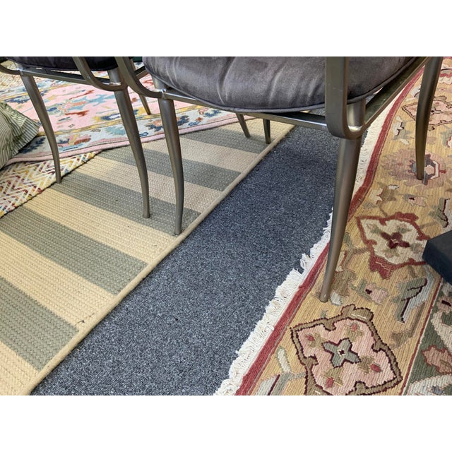 Late 20th Century Late 20th Century Metal Dining Chairs, a Pair For Sale - Image 5 of 12