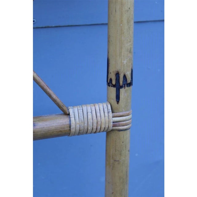Italian Bamboo Bed Headboard, 1960s For Sale - Image 4 of 9
