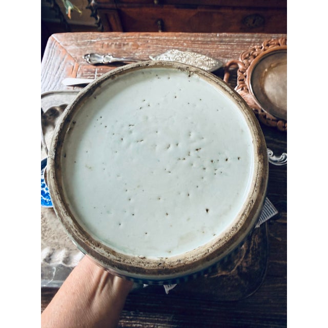 Antique Chinese Blue & White Ginger Jar – Late 19th/Early 20th Century For Sale - Image 4 of 11