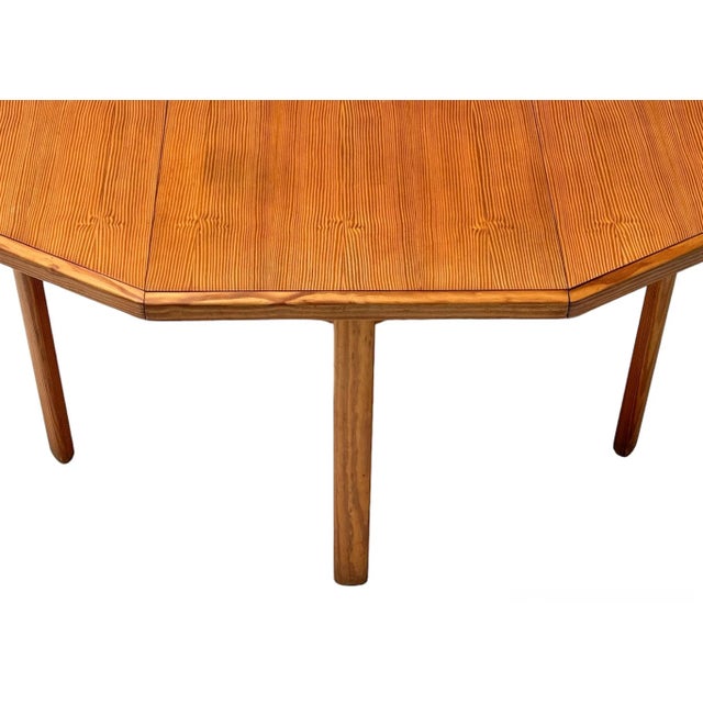 Mid-Century French Modern Pine Extendable Dining Table, 1970s For Sale - Image 11 of 13