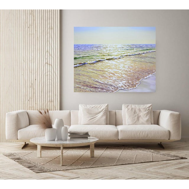 Warm Day. Ocean.Modern Original Painting. For Sale - Image 10 of 11