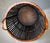 Mid 20th-Century Split Bamboo Tortoiseshell Planter Floor Basket With Ear Handles For Sale - Image 9 of 18