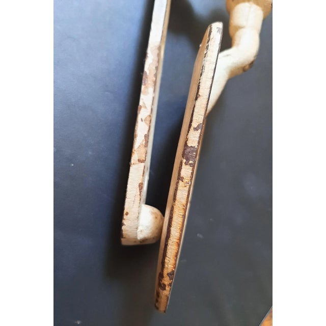 Shabby Chic Cast Iron Garden Door Knocker Spade Shovel Greenhouse For Sale - Image 3 of 5