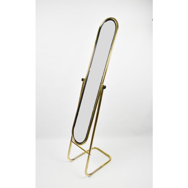 Vintage Standing Mirror, 1980s For Sale - Image 4 of 13